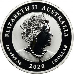 Australie, Elizabeth II, 1 Dollar Perth 2020 P - Kuoka