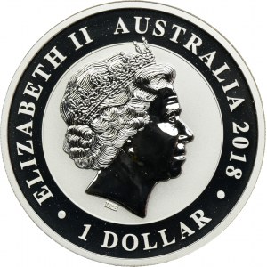Australie, Elizabeth II, 1 Dollar Perth 2018 P - Oiseau de Paradis