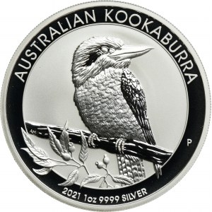 Australia, Elizabeth II, 1 Dollar Perth 2021 P - Kookaburra