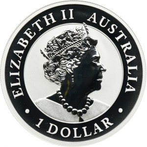 Australia, Elizabeth II, 1 Dollar Perth 2022 P - Kookaburra