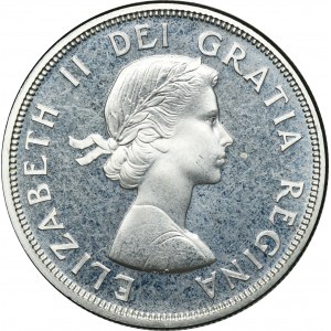 Canada, Elizabeth II, 1 dollar d'Ottawa 1964 - 100e anniversaire de la Conférence de Charlottetown et de Québec