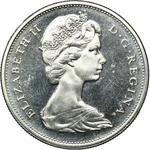 Canada, Elizabeth II, 1 Dollar 1965 - Canoe