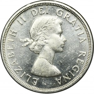 Canada, Elizabeth II, 1 dollar d'Ottawa 1964 - 100e anniversaire de la Conférence de Charlottetown et de Québec