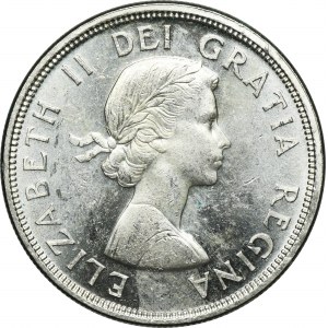 Canada, Elizabeth II, 1 Dollar Ottawa 1964 - 100th Anniversary of the Charlottetown and Quebec Conferences