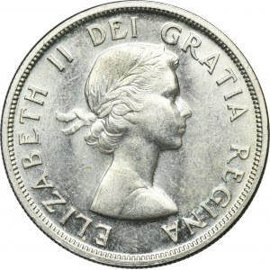 Canada, Elizabeth II, 1 Dollar Ottawa 1958 - British Columbia