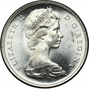Kanada, Elizabeth II, 1 dolár Ottawa 1967 - Konfederácia