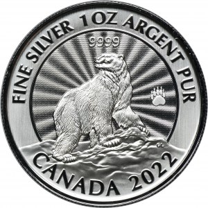 Canada, Elizabeth II, 5 Dollars Ottawa 2022 - Polar Bear