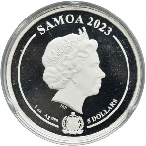 Samoa, Elizabeth II, 5 Dollars Oklahoma 2023 - Tweets