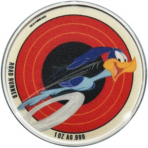 Samoa, Alžbeta II, 5 dolárov Oklahoma 2023 - Pštros Puffin