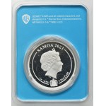 Samoa, Alžbeta II, 5 dolárov Oklahoma 2023 - Pštros Puffin