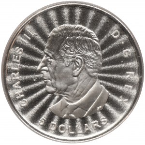 Kanada, Charles III, 5 USD Ottawa 2024 - Ľadové medvede