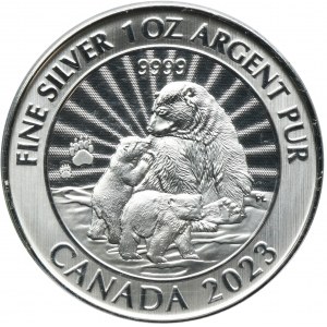 Canada, Charles III, 5 Dollars Ottawa 2023 - Polar Bears