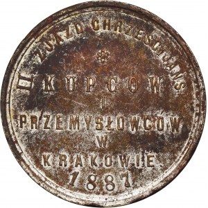 Medal 2nd Congress of Christian Merchants and Industrialists in Kraków 1887