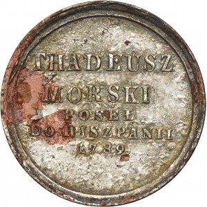 MAJNERT, Medal from the Deputies Suite, Poniatowski, Tadeusz Morski - EXTREMELY RARE