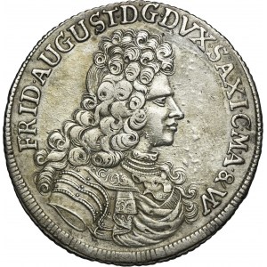 Nemecko, Sasko, Fridrich August I., 2/3 toliarov (guldenov) Drážďany 1695 EPH