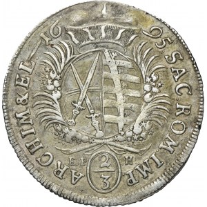 Germany, Saxony, Friedrich August I, 2/3 Thaler Dresden 1695 EPH
