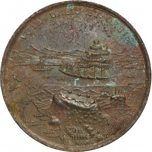 Italy, Francesco Morosini, Medal Victory of Morea 1687 - RARE