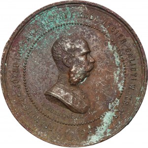 Medal visit of Emperor Franz Joseph in Krakau 1880 - RARE