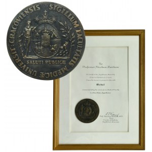Medal of the Jagiellonian University for prof. Nicolaus Zwetnow