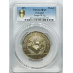 Denmark, Christian V, Medal bombardment of Ratzeburg and conclusion of peace 1693 - PCGS SP66 - ex. Karsten Kold
