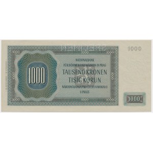 Bohemia & Moravia, 1.000 Kronen 1942 - II issue - SPECIMEN