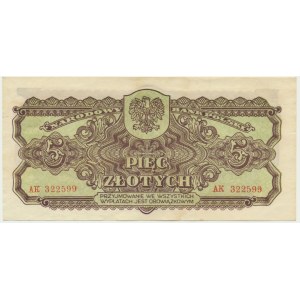 5 złotych 1944 ...owym - AK -