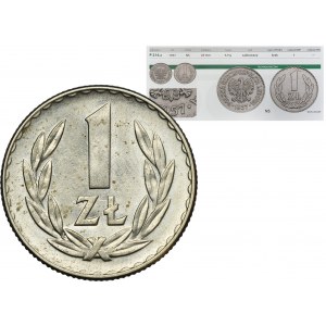 PRÓBA NOWE SREBRO, 1 złoty 1957 - RZADKOŚĆ