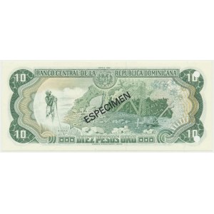 Dominican Republic, 10 Pesos Oro (1981) - SPECIMEN -