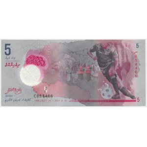 Maldives, 5 Rufiyaa 2017