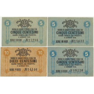 Italy, 5-10 Centesimi 1918 (4 pcs.)