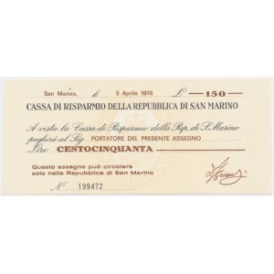 San Marino, 150 Lire 1976