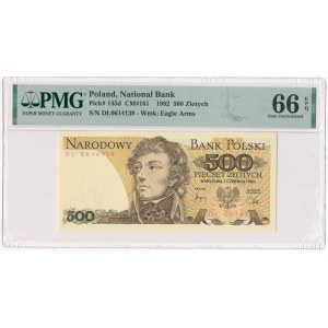 500 złotych 1982 - DL - PMG 66 EPQ