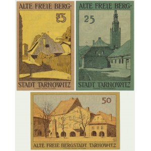 Silesia, Tarnowitz, 25-70 pfennig 1921 (3 pcs.)