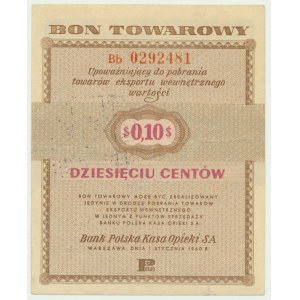 Pewex, 10 centów 1960 - Bb - bez klauzuli -