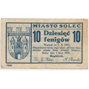 Solec (Schulitz), 10 fenigów 1920