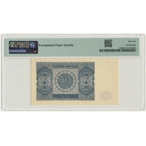 5 złotych 1946 - PMG 66 EPQ