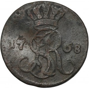 Poniatowski, varšavský groš 1768 g - ZRADA