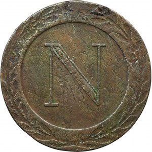 France, Napoleon I, 5 Centimes Strasbourg 1808 BB