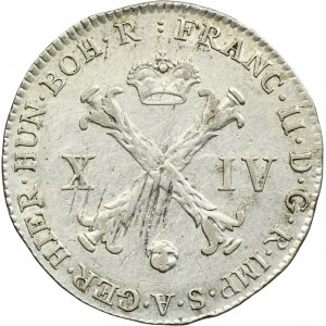 Austrian Netherlands, Franz II, 14 Liards Brussels 1794
