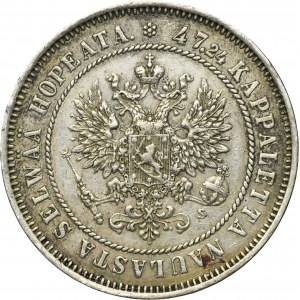 Finland Autonomy, Alexander II, 2 Markka Helsinki 1874