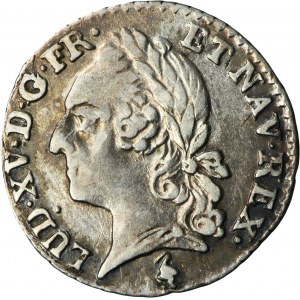 France, Louis XV, 1/20 Ecu Paris 1779 A