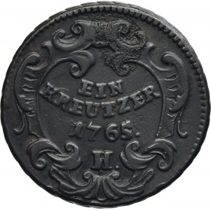 Autriche, Marie-Thérèse, 1 salle Krajcar 1765 H - RARE