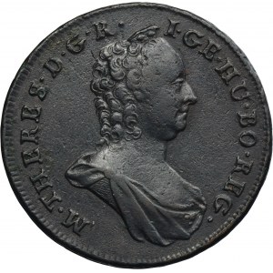 Hungary, Maria Theresa, Poltura Kremnitz 1763 PH KM