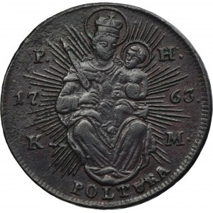 Hungary, Maria Theresa, Poltura Kremnitz 1763 PH KM