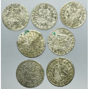 Lot, Austria, Ferdinand II, 3 Kreuzer (7 pcs.)
