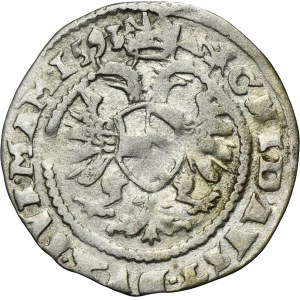 Bohemia, Rudolph II, Bily gros Kuttenberg 1593