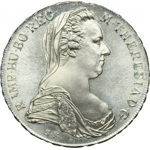 Autriche, Marie-Thérèse, Thaler Vienne 1780 SF - NEW BIT