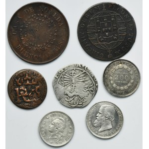 Lot, Argentina and Brazil, Mix of coins (7 pcs.)