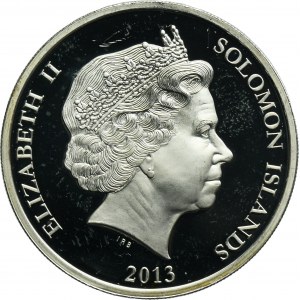 Solomon Islands, Elizabeth II, 10 Dollars 2013 - Olympic Games 2014