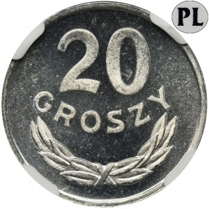20 groszy 1979 - NGC MS65 PROOF LIKE - jak lustrzanka